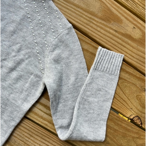 Juicy Couture grey small studded long sleeve sweater - Picture 6 of 10